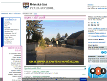 Tablet Screenshot of praha-suchdol.cz